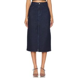 We wore what denim skirt